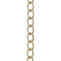 AussieSuperStore Jewellery Making Supplies JF Connections Large Oval Twist with Stripe Chain (in 2 colors) JF Chain Large Oval Twist with Stripe | Jewellery Making Accessories